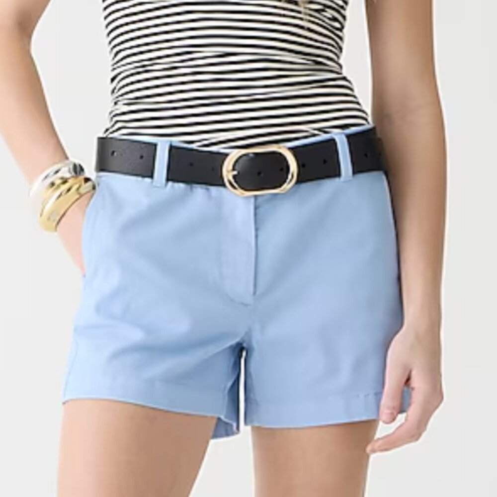 Indigo Blue J. Crew Chino Shorts (Different color from stock photo)